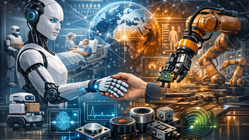 Sensores avançados impulsionam nova etapa da automação robótica global