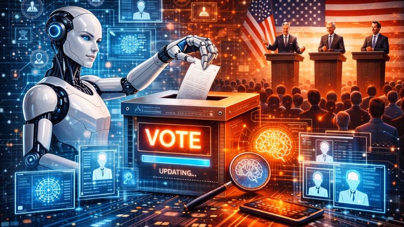 IA e política entram em nova fase com o uso estratégico de tecnologia nas eleições